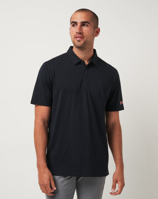 Arizona Diamondbacks The Heater Polo Black | Travis Mathew Classic