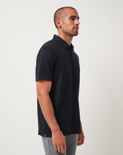Arizona Diamondbacks The Heater Polo Black | Travis Mathew Classic