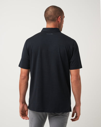 Arizona Diamondbacks The Heater Polo Black | Travis Mathew Classic