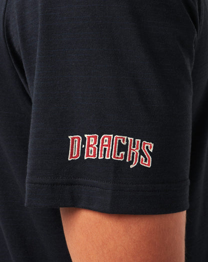 Arizona Diamondbacks The Heater Polo Black | Travis Mathew Classic