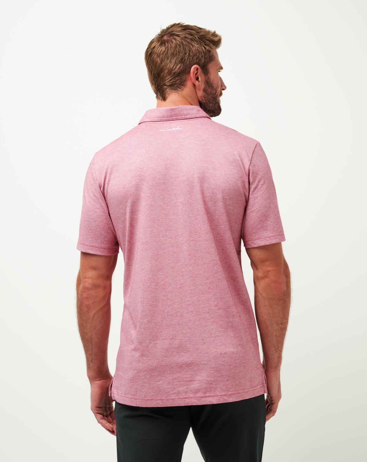 Atlanta Braves The Zinna Polo Heather Cardinal | Travis Mathew Special Offer