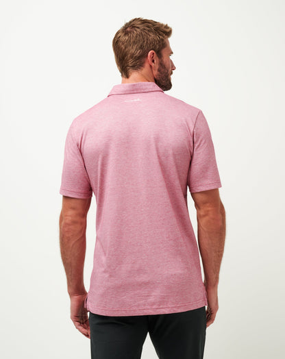 Atlanta Braves The Zinna Polo Heather Cardinal | Travis Mathew Special Offer
