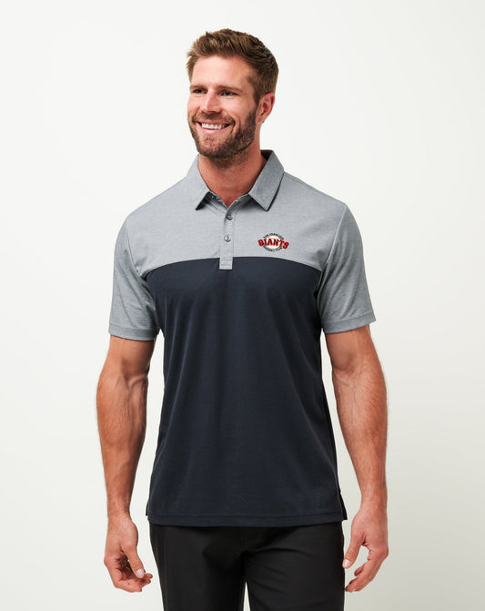 San Francisco Giants The Rudds 2.0 Polo Black/Heather Black | Travis Mathew Smart Buy