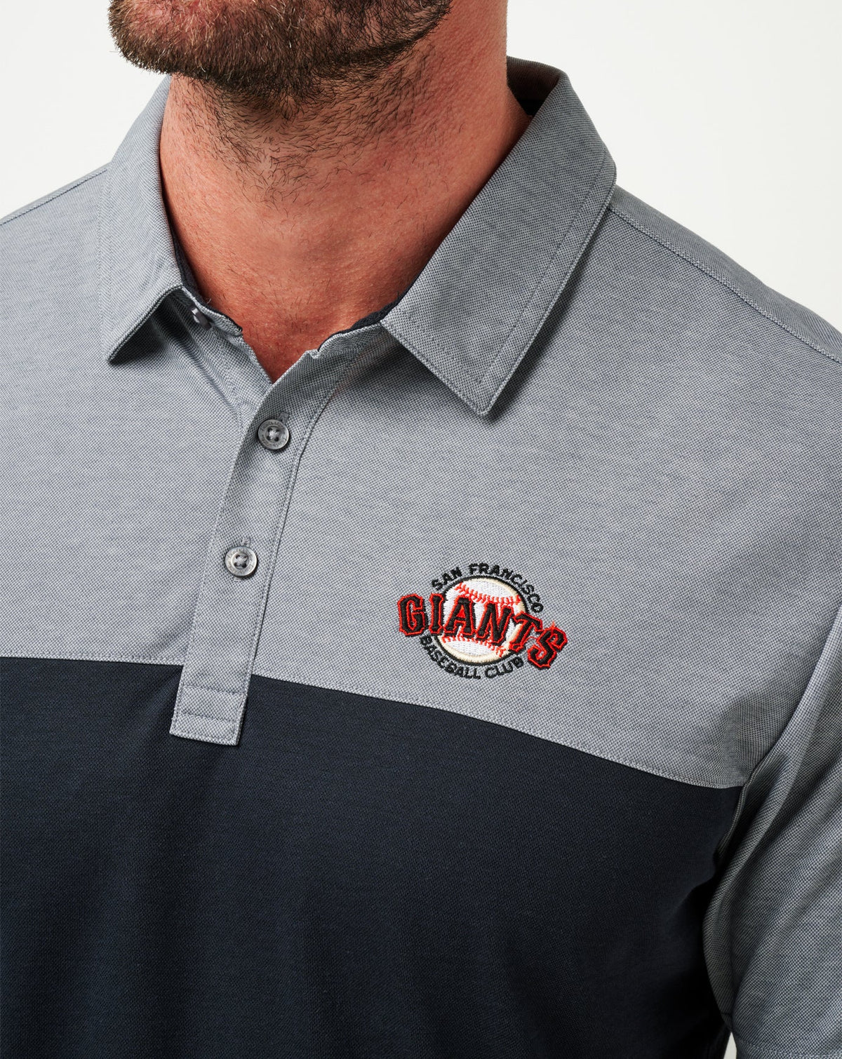 San Francisco Giants The Rudds 2.0 Polo Black/Heather Black | Travis Mathew Smart Buy