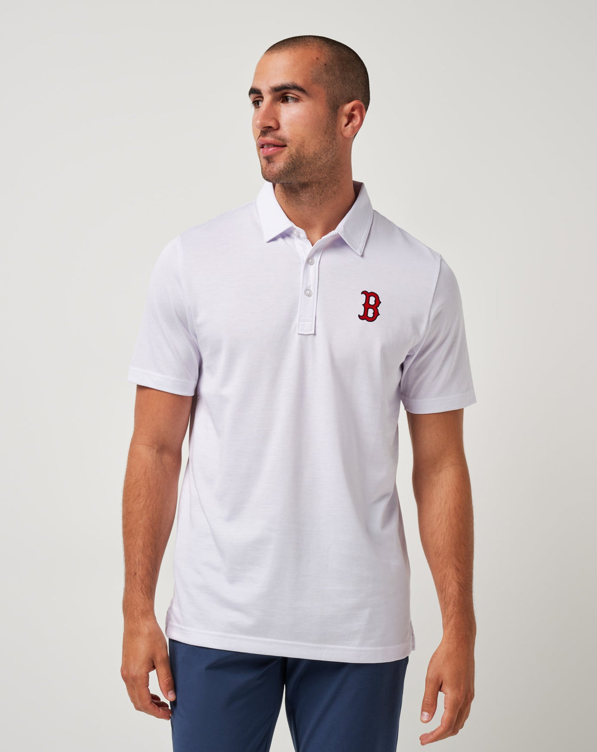 Boston Red Sox The Zinna Polo White | Travis Mathew Deals
