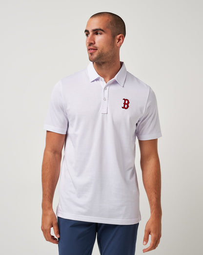 Boston Red Sox The Zinna Polo White | Travis Mathew Deals