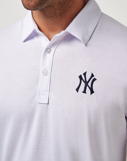 New York Yankees The Zinna Polo White | Travis Mathew Great Value