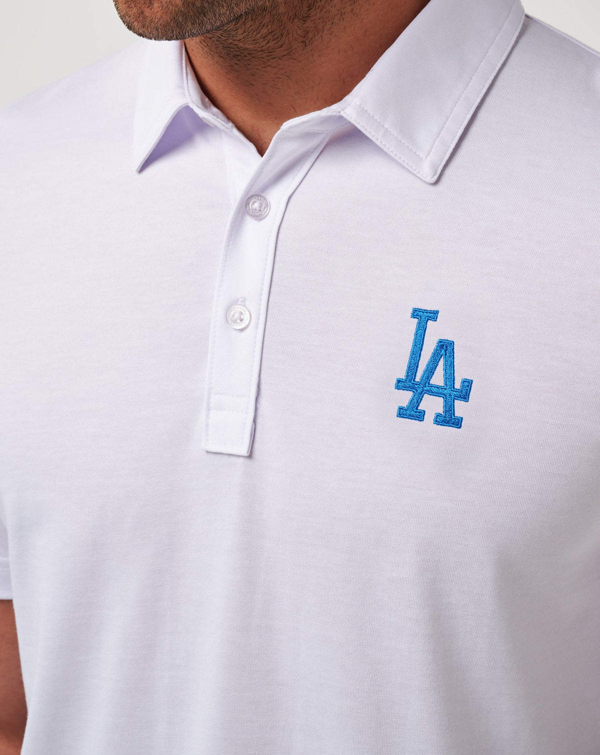 Los Angeles Dodgers The Zinna Polo White | Travis Mathew Great Value