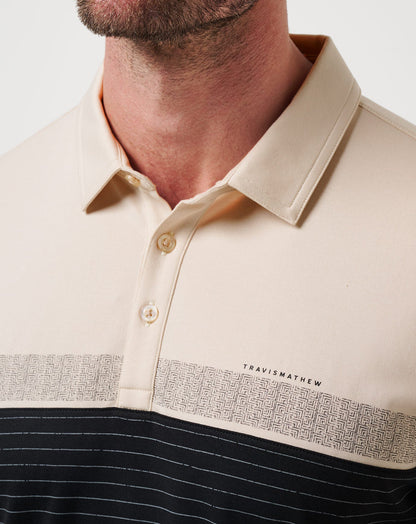 Hang Glide Polo Italian Sand | Travis Mathew New