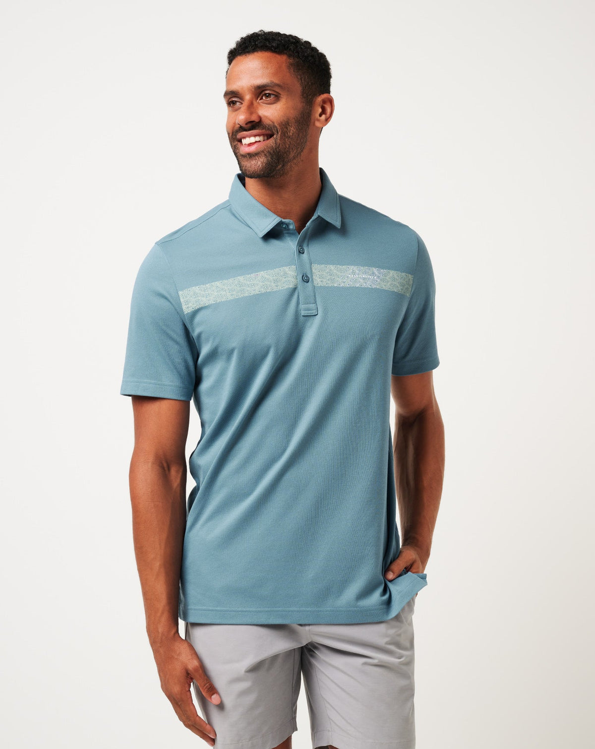 Full Flight Polo Captains Blue | Travis Mathew Latest