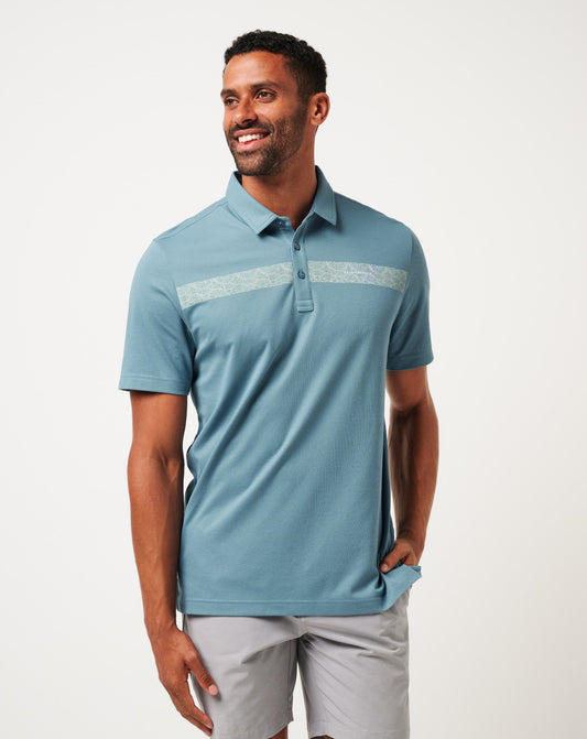 Full Flight Polo Captains Blue | Travis Mathew Latest