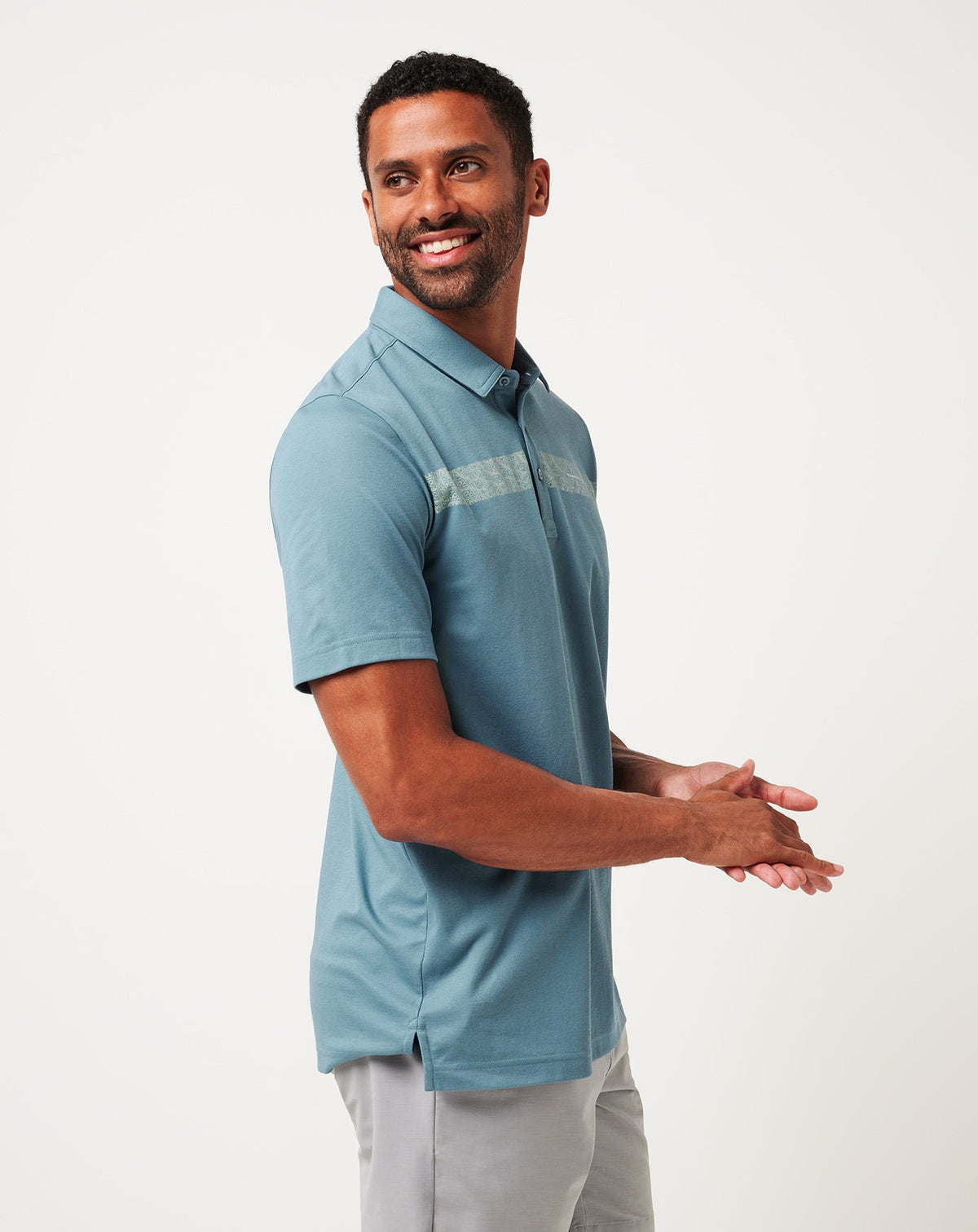 Full Flight Polo Captains Blue | Travis Mathew Latest