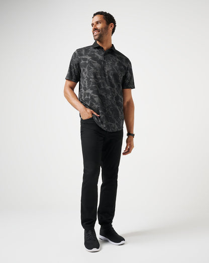 Study Abroad Polo Black | Travis Mathew Classic