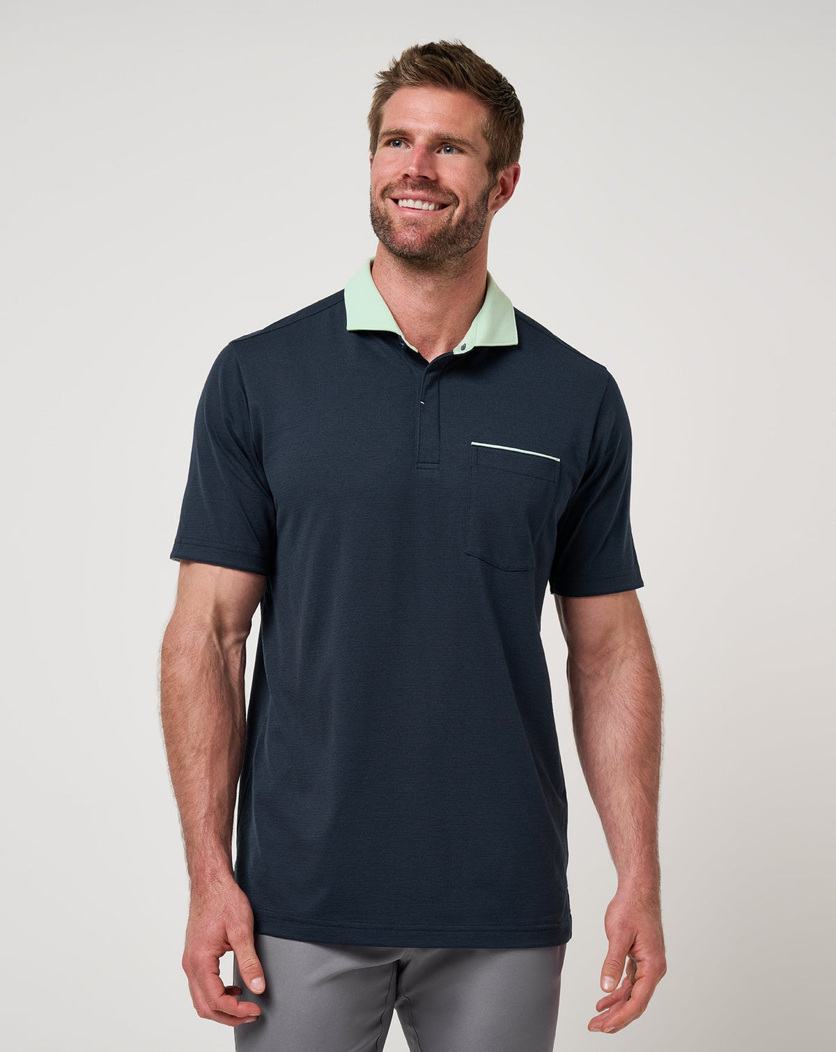 Fairway To Heaven Polo Total Eclipse | Travis Mathew Sale