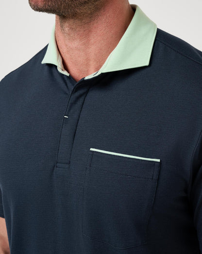 Fairway To Heaven Polo Total Eclipse | Travis Mathew Sale