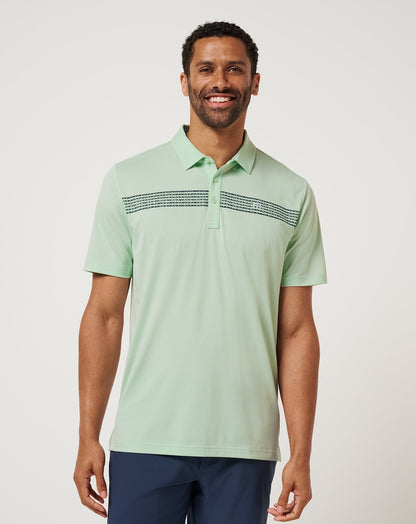 River Boat Cruise Polo Aqua Foam | Travis Mathew Value