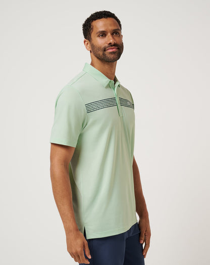 River Boat Cruise Polo Aqua Foam | Travis Mathew Value