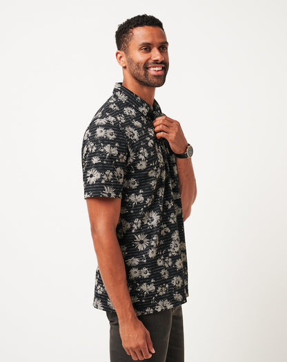 Shaded Grove Polo Black | Travis Mathew New