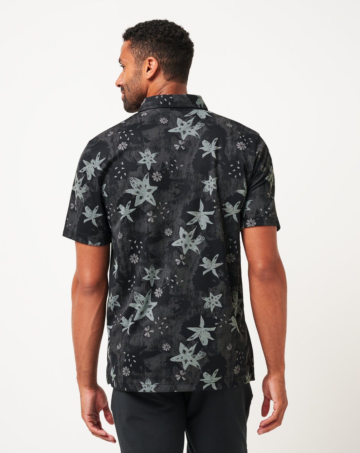 Trek Tide Polo Black | Travis Mathew Premium