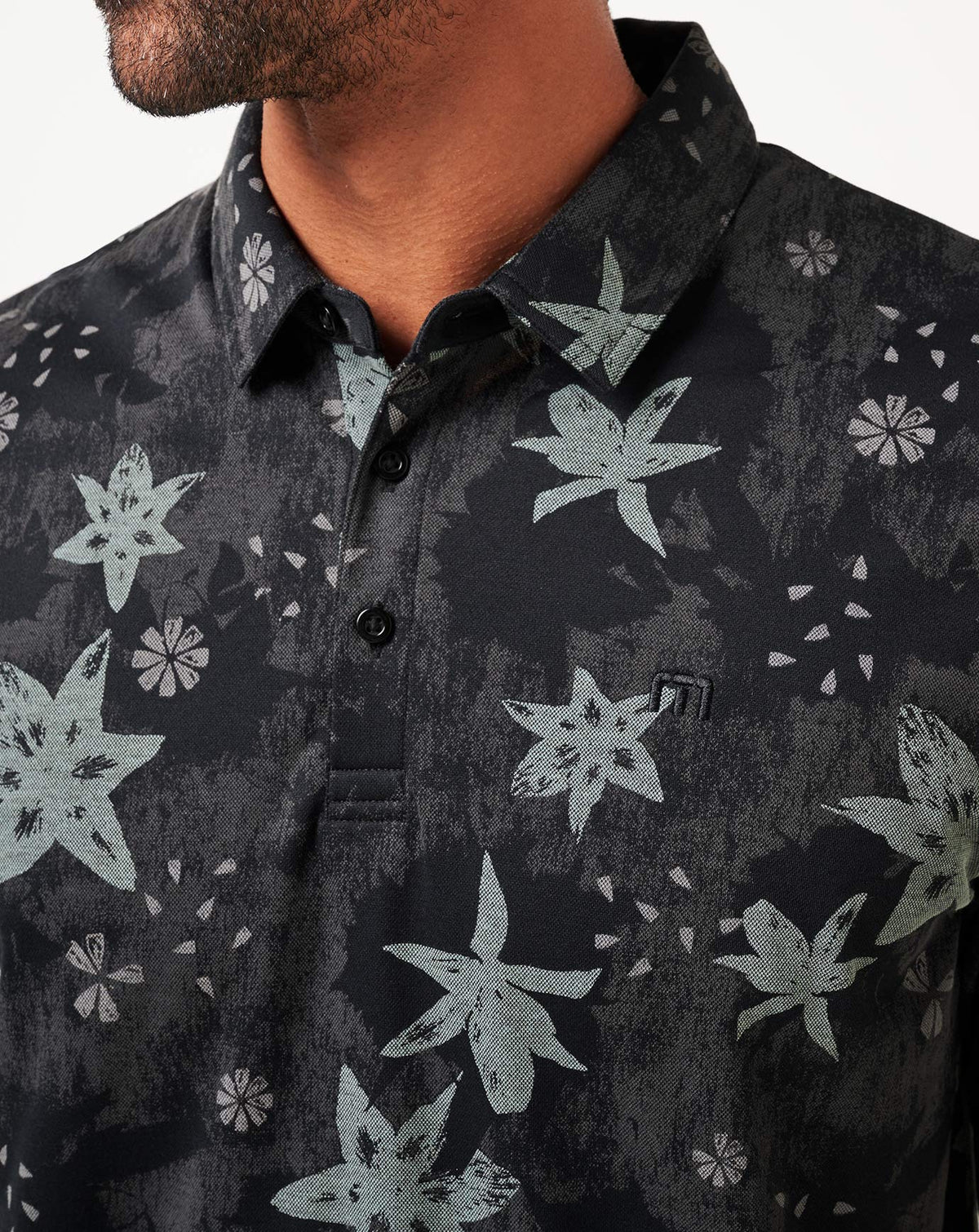 Trek Tide Polo Black | Travis Mathew Premium