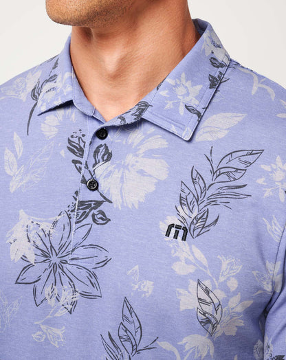 Featherweight Cruise Polo Heather Violet Storm | Travis Mathew Latest