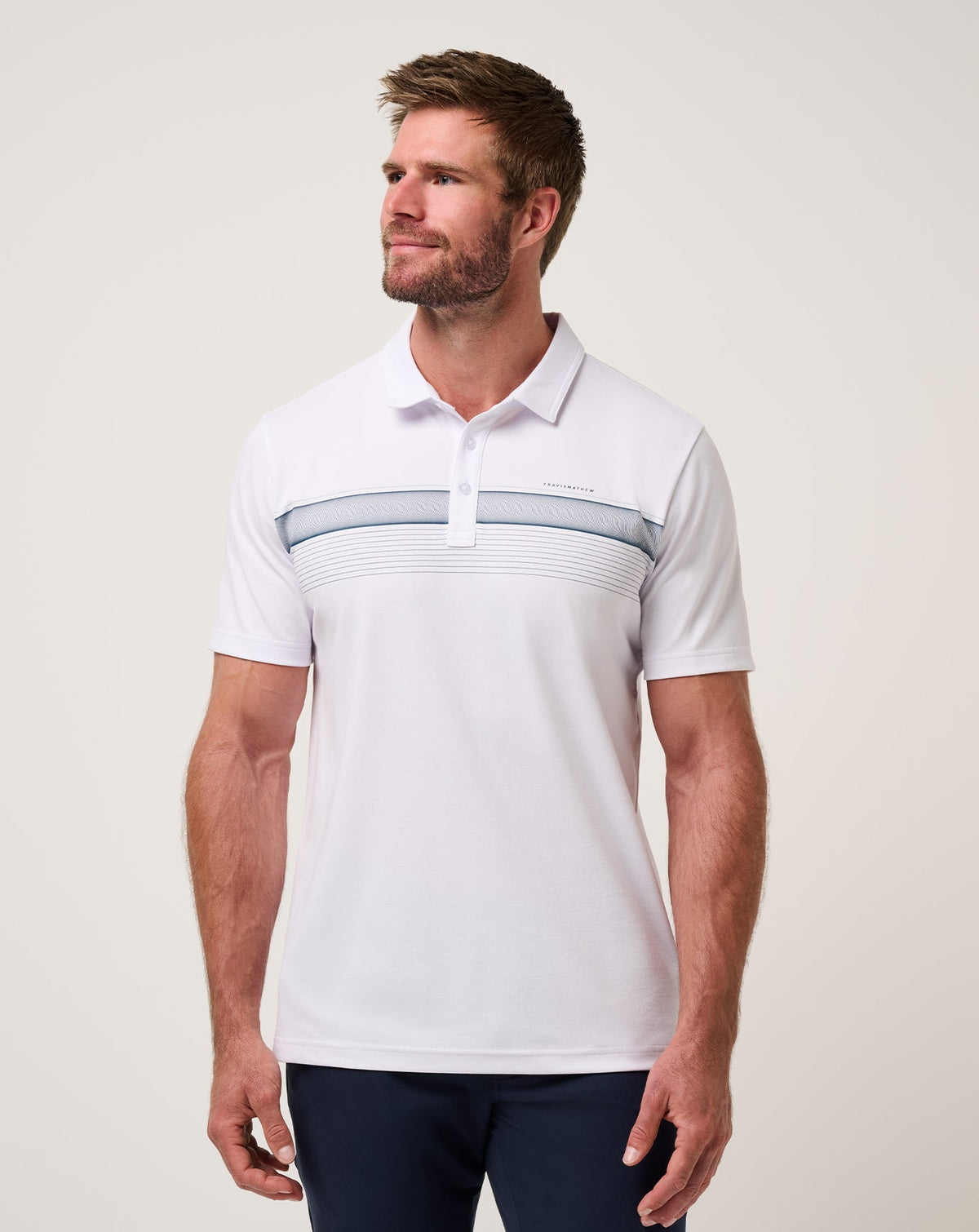 Perfect View Polo White | Travis Mathew Premium