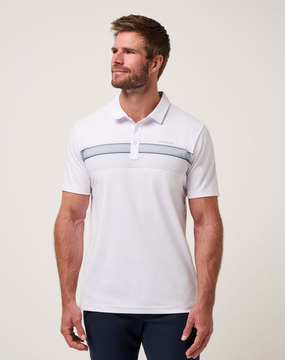 Perfect View Polo White | Travis Mathew Premium