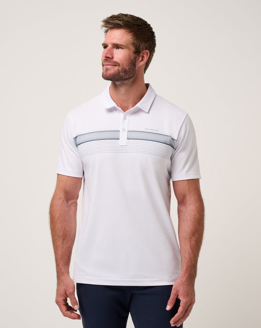 Perfect View Polo White | Travis Mathew Premium