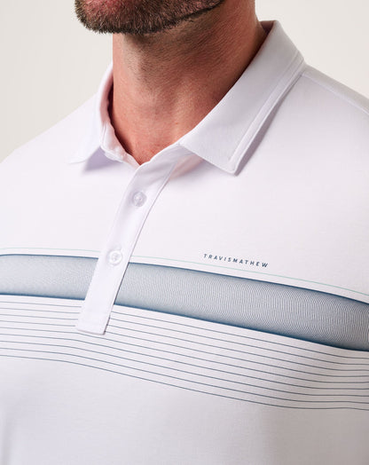 Perfect View Polo White | Travis Mathew Premium