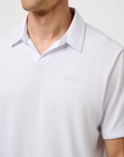 Late At Night Polo White | Travis Mathew Trusted