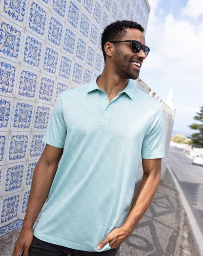 Acropolis Polo Eggshell Blue | Travis Mathew Value