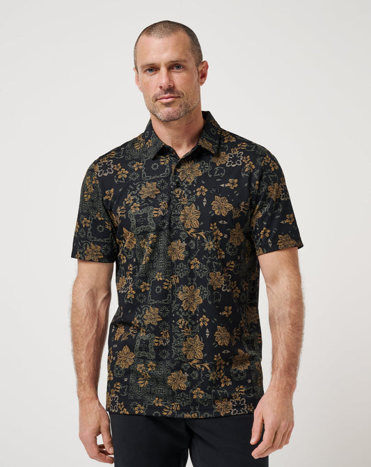 Speaking My Language Polo Black | Travis Mathew Great Value