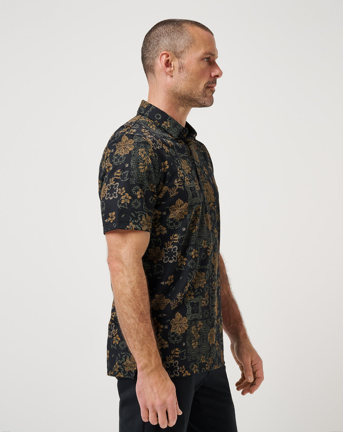 Speaking My Language Polo Black | Travis Mathew Great Value