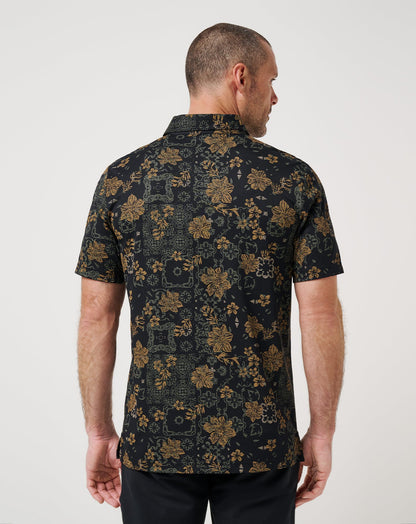 Speaking My Language Polo Black | Travis Mathew Great Value