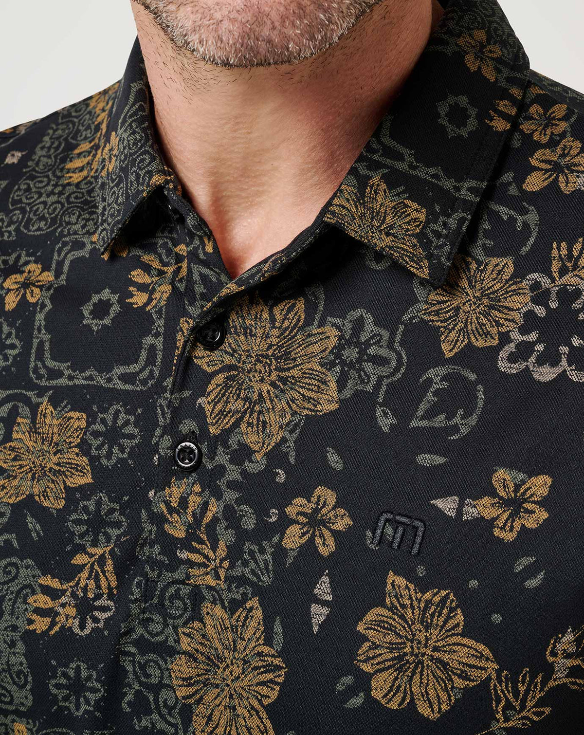 Speaking My Language Polo Black | Travis Mathew Great Value