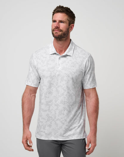 Featherweight Steep Wave Polo White | Travis Mathew Quality