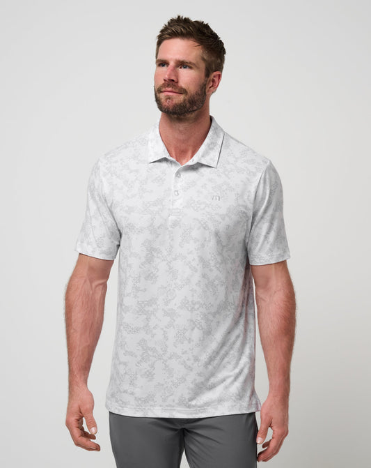 Featherweight Steep Wave Polo White | Travis Mathew Quality