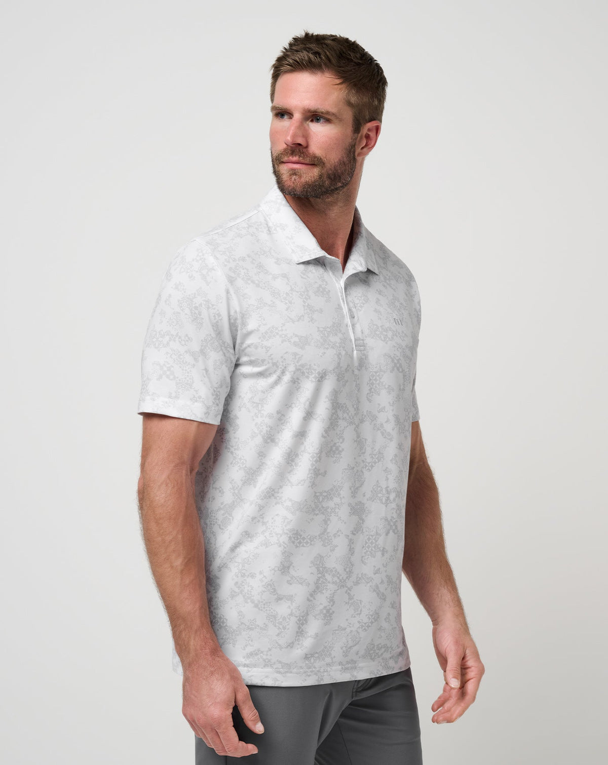 Featherweight Steep Wave Polo White | Travis Mathew Quality