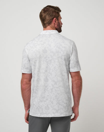 Featherweight Steep Wave Polo White | Travis Mathew Quality