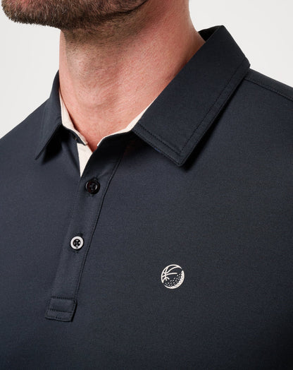 Featherweight On The Grind Polo Black | Travis Mathew Value