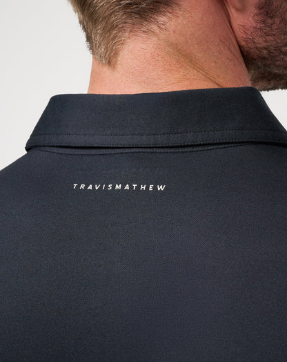 Featherweight On The Grind Polo Black | Travis Mathew Value