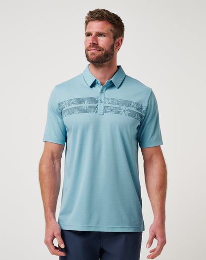 Infamy Polo Air Blue | Travis Mathew New