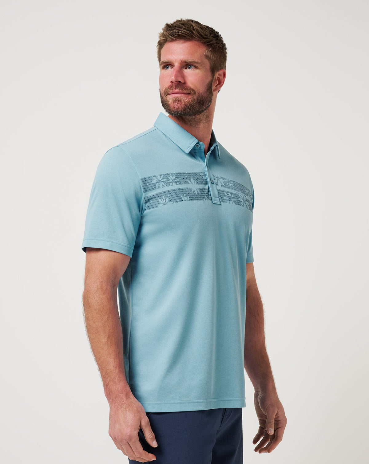 Infamy Polo Air Blue | Travis Mathew New