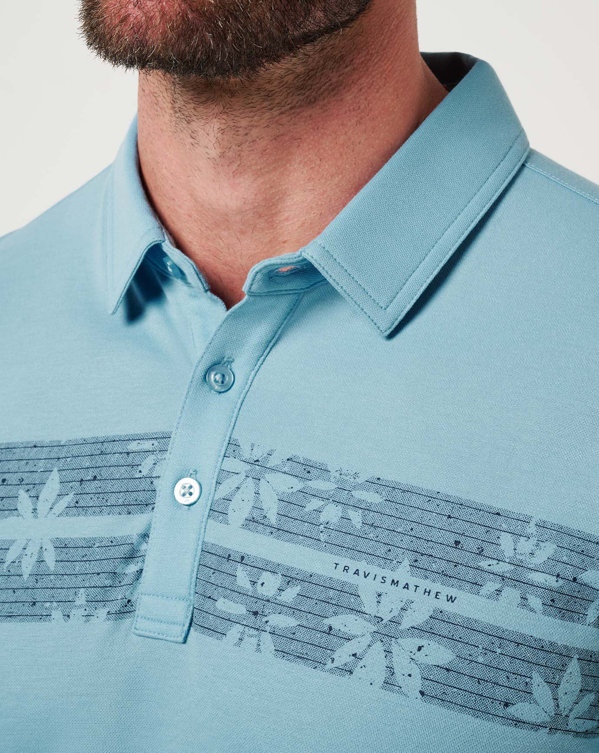 Infamy Polo Air Blue | Travis Mathew New