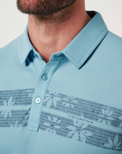 Infamy Polo Air Blue | Travis Mathew New