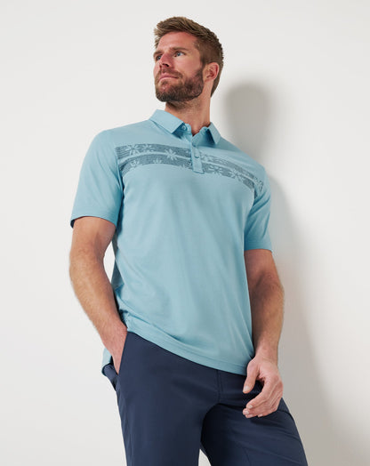 Infamy Polo Air Blue | Travis Mathew New