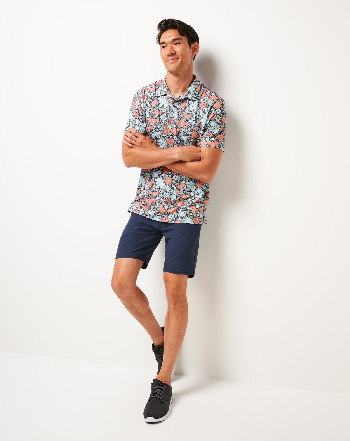 Featherweight Sands Polo Heather Medium Grey | Travis Mathew Discount