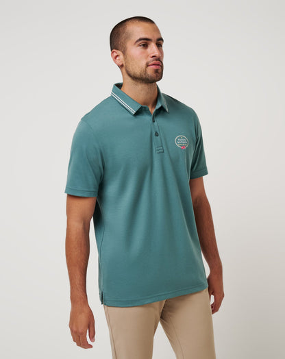 Patron Parade Polo Silver Pine | Travis Mathew Trending