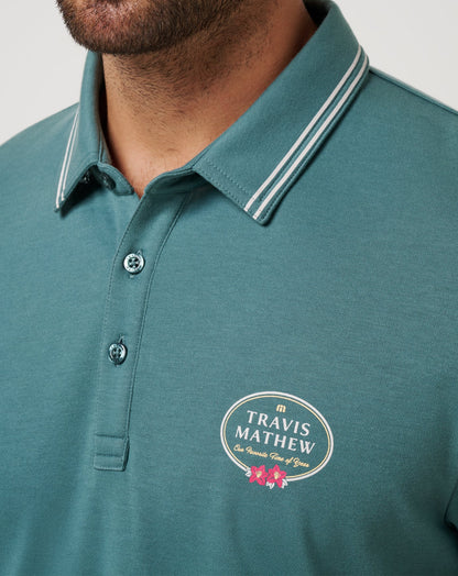 Patron Parade Polo Silver Pine | Travis Mathew Trending
