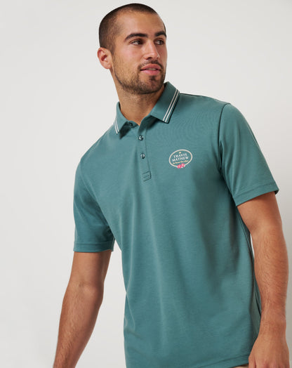 Patron Parade Polo Silver Pine | Travis Mathew Trending